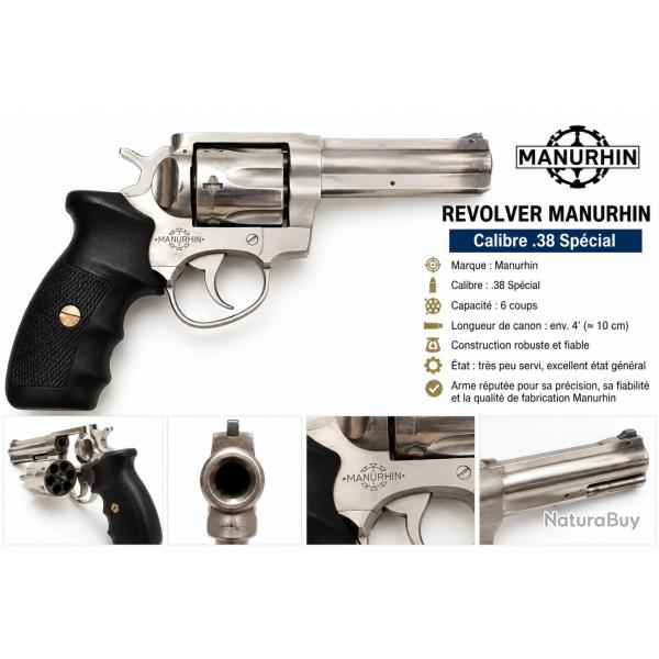 Revolver Manurhin - Calibre .38 Special