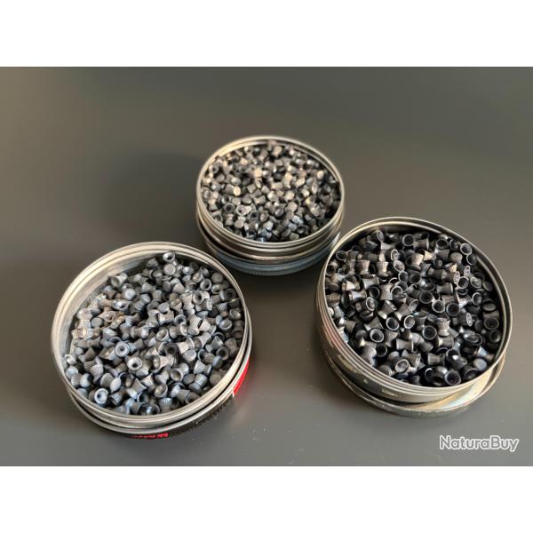 lot de boite de plomb 4.5 177 cal