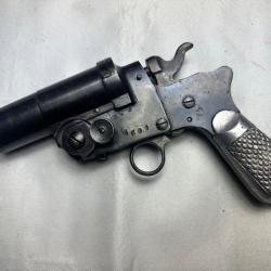 ITALIE, PISTOLET LANCE FUSEE Cal 4, Mod&egrave;le 1900, seconde guerre