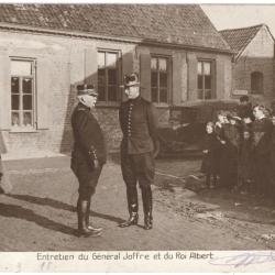 CPA MILITARIA - ENTRETIEN DU G&Eacute;N&Eacute;RAL JOFFRE ET DU ROI ALBERT
