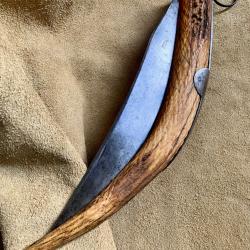 Tr&egrave;s Grand couteau de chasse pliant Cornillon ancien 1890/1900