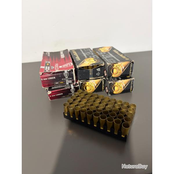 lot d'�tuis 9mm