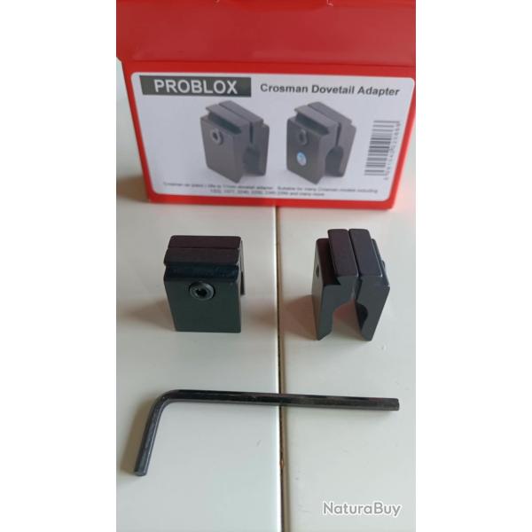 Montage Sports Match pour pistolet Crosman rail 11 mm