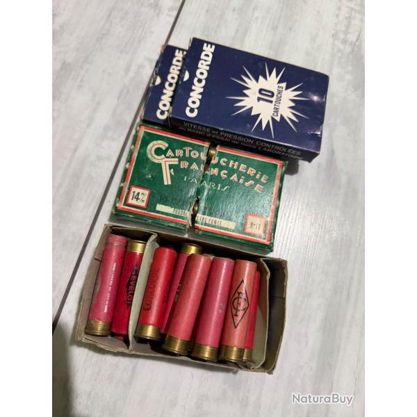Lot munitions calibre 14