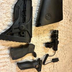 Lot de pi&egrave;ces colt AR15 dont appuie joue colt
