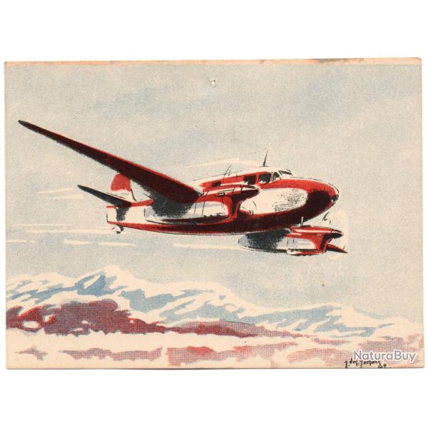 Carte postale illustr�e Caudron Go�land -N�8789