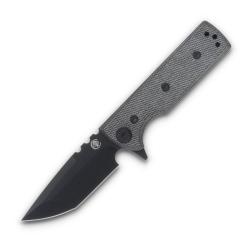 Couteau Chaves Redencion Street Lame Acier Elmax Manche Micarta Noir Liner Lock CHAV14237