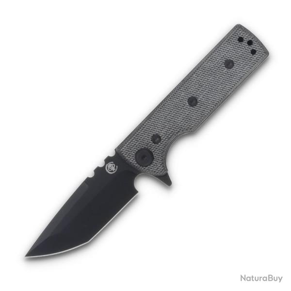 Couteau Chaves Redencion Street Lame Acier Elmax Manche Micarta Noir Liner Lock CHAV14237