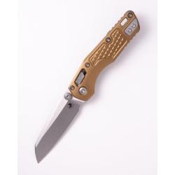 Couteau Microtech MSI Mini Lame Acier M390MK Manche Aluminium Sable RAM-LOK Made In MCT210M10FRTA
