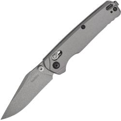 Couteau Pliant Kershaw Bel Air Lame Acier MagnaCut Manche Aluminium Gris DuraLock USA KS6106GRY