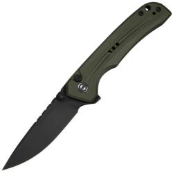 Couteau Pliant Civivi Tarask Lame Acier Nitro-V Manche G10 Vert Button Lock CIVC25023C2
