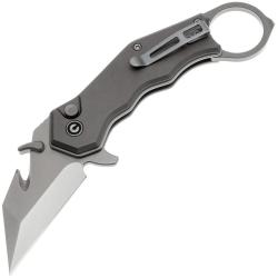 Couteau Pliant Civivi Amaroq Lame Acier Nitro-V Manche Aluminium Gris Button Lock CIVC240181