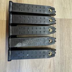 5 Chargeurs Gaz pour Glock 17 Tokyo Mariu