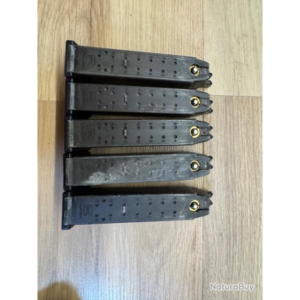 5 Chargeurs Gaz pour Glock 17 Tokyo Mariu