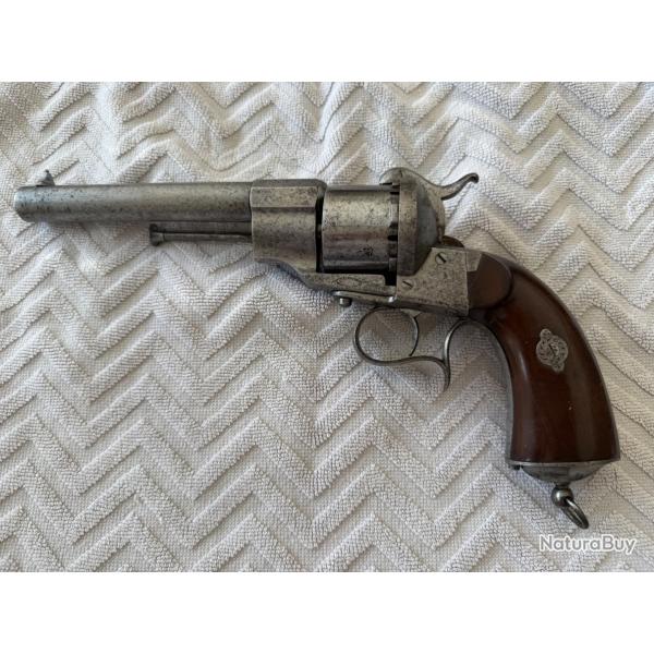 Revolver Eug�ne Lefaucheux M1854 - 12 mm � broche - 6 coups - LF 7440 - XIXe