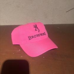 Casquette rose browning