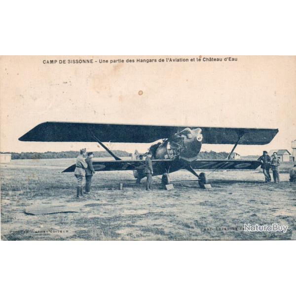 Carte postale ancienne Camp de Sissonne aviation -N�8799