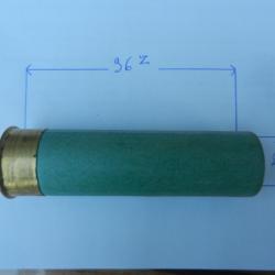 grosse ancienne cartouche de collection pour fusil de chasse