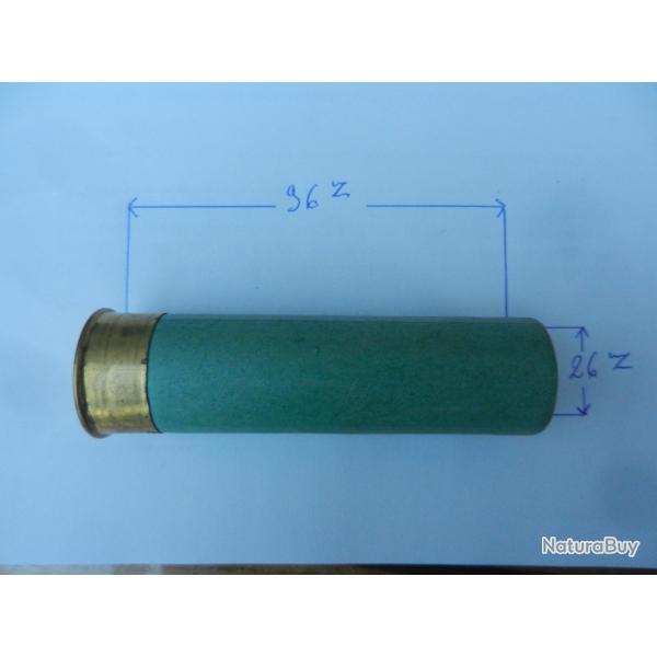 grosse ancienne cartouche de collection pour fusil de chasse