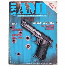 Revue AMI n&deg;25 - Octobre 1981 - Beretta 1951, carabine M1, Maxim suisse