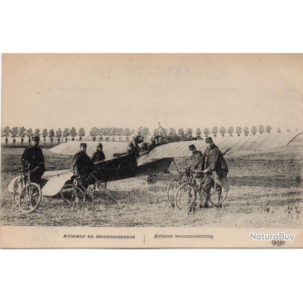 Carte postale ancienne aviation et militaires -N�8802
