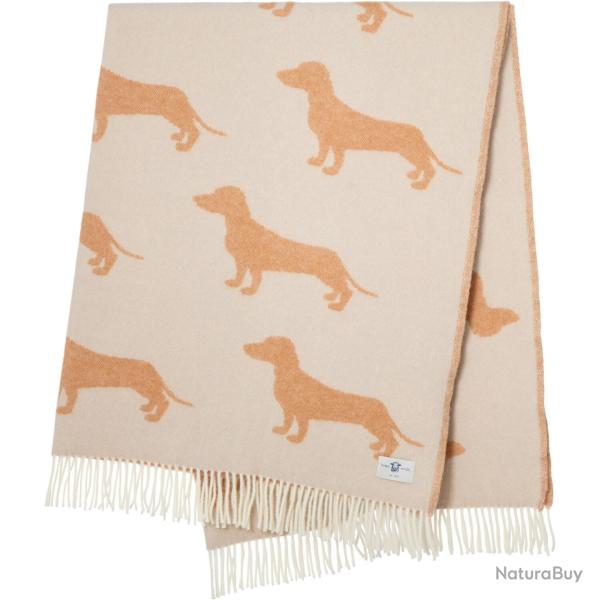 Couverture en laine Teckel (Couleur: Terracotta/Sable)