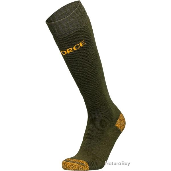 Chaussettes de chasse Heat-Allround 3 2.0 (Couleur: Vert, Taille: 45-47)