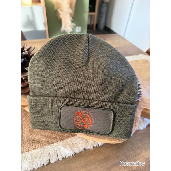 Bonnet Brod� Tordo coloris vert