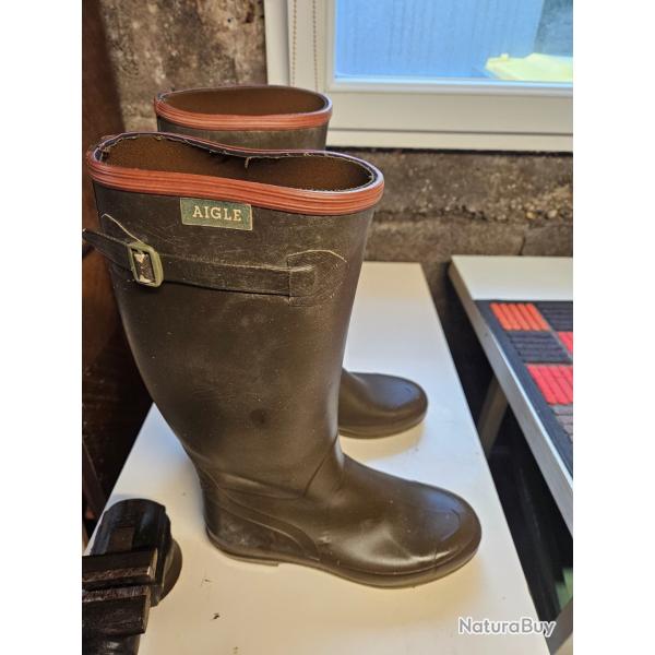 Bottes AIGLE  int�rieur neoprene T45