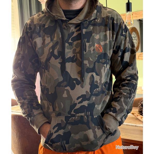 Sweat � capuche CAMO Brod� Tordo