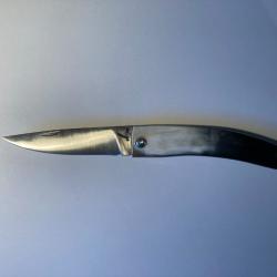couteau pliant artisanal lame inox
