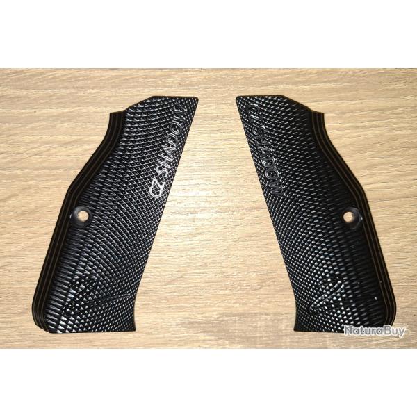 Plaquettes noires ASG pour CZ Shadow 2