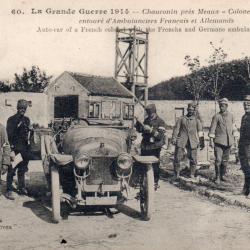 Carte postale ancienne 1914 Chauconin pr&egrave;s Meaux Grande Guerre -N&deg;8807