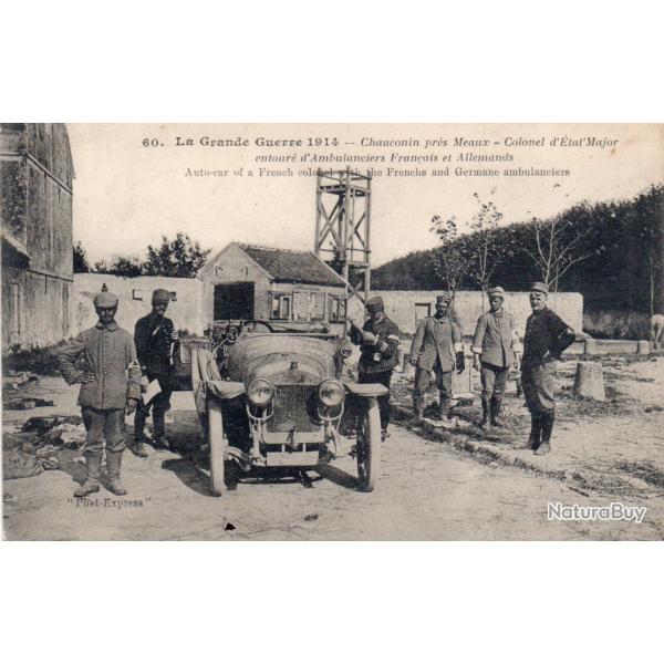 Carte postale ancienne 1914 Chauconin pr�s Meaux Grande Guerre -N�8807