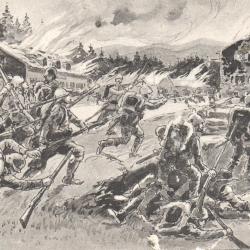 Carte postale illustr&eacute;e sc&egrave;ne de guerre -N&deg;8809