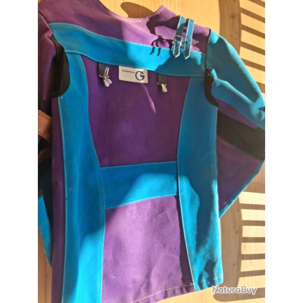 Veste de tir sportif homme T50 et sa bretelle