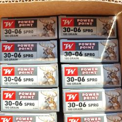 Winchester 30-06 power point lot de 10 bo&icirc;tes / 1 carton soit, 30� la boite net