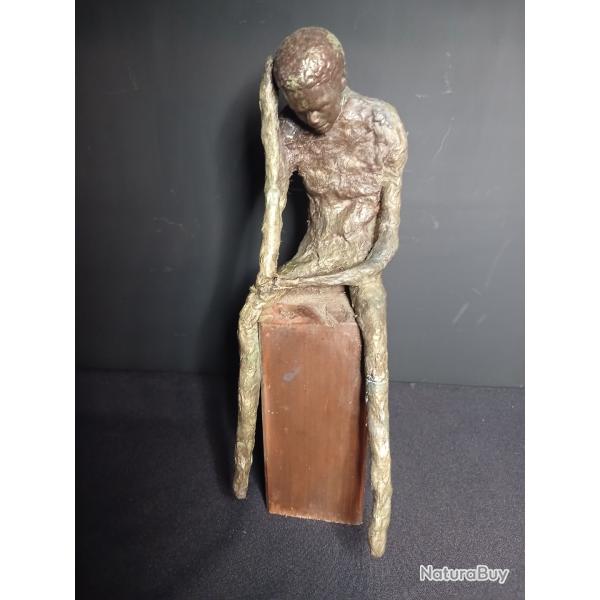 Magnifique sculpture "Le Penseur"