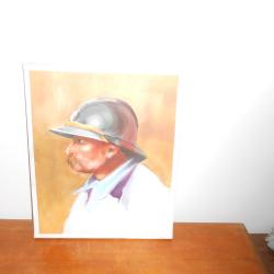 tableau de poilu sur toile