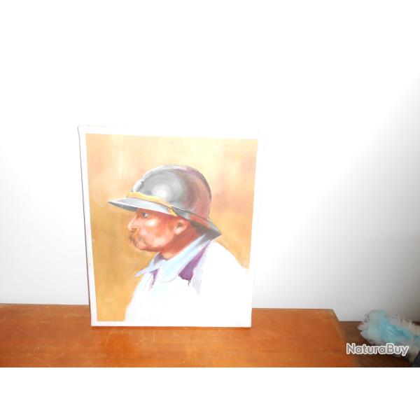 tableau de poilu sur toile