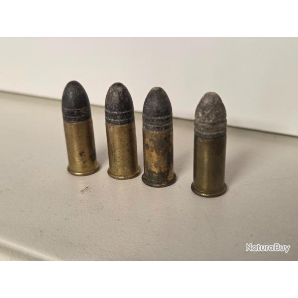 Lot de 4 munitions cal 320 Bulldog