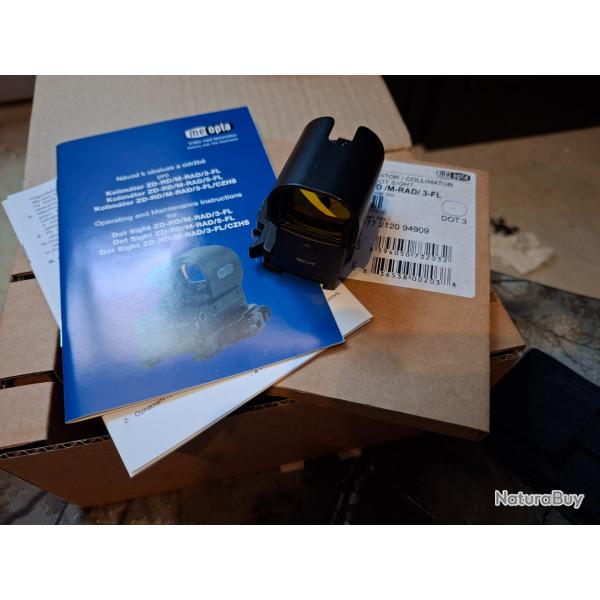 Viseur Point Rouge Meopta M-RAD 3 MOA + Montage Rapide QD