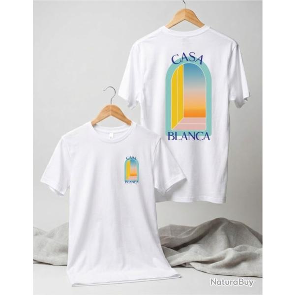 CASABLANCA L'ARCHE T-shirt 100% Coton 190g BLANC