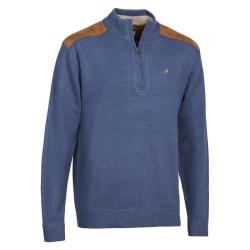 Pull Fox zipp&eacute; Prohunt Bleu-3XL