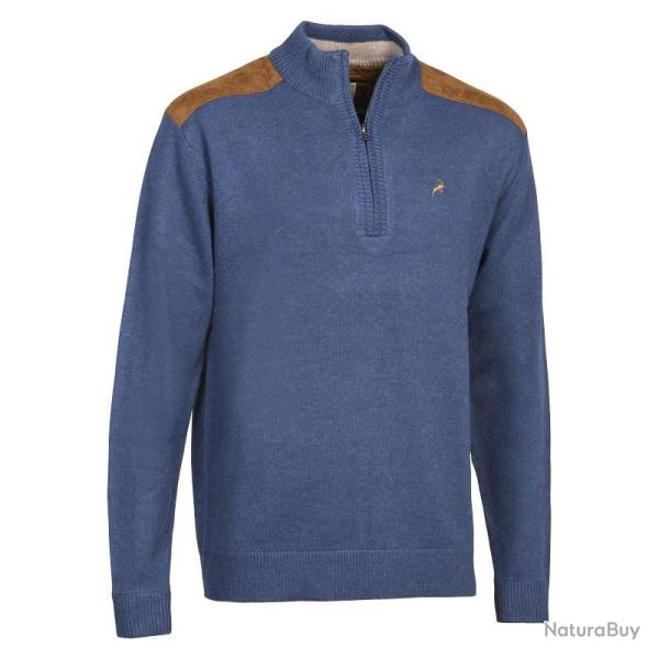 Pull Fox zipp� Prohunt Bleu-3XL