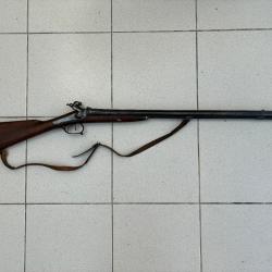 fusil de chasse juxtapos&eacute; &agrave; piston (poudre noire)