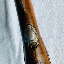 Carabine / Fusil civil de tir et de chasse &agrave; percussion - Crosse sculpt&eacute;e