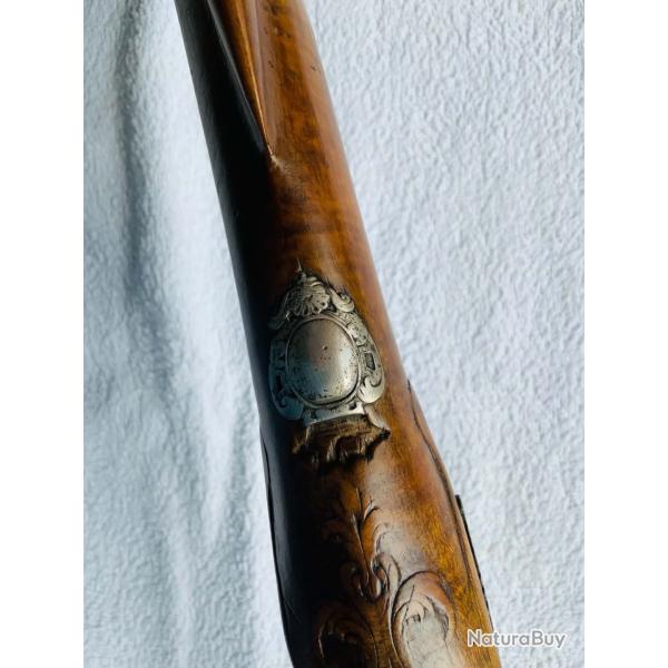 Carabine / Fusil civil de tir et de chasse � percussion - Crosse sculpt�e