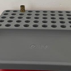 Plateau de rechargement 50 &eacute;tuis pour 9 mm parabellum