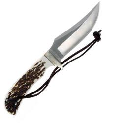 Couteau Fixe Schrade Uncle Henry PH1N Lame Acier 7Cr17MoV Manche Staglon &Eacute;tui Cuir SCH1116418